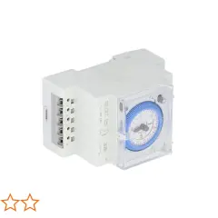 En mekanisk timer med krok för exakt tidsstyrning.