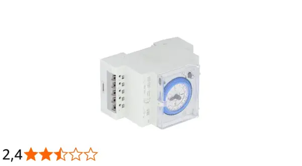 En mekanisk timer med krok för exakt tidsstyrning.