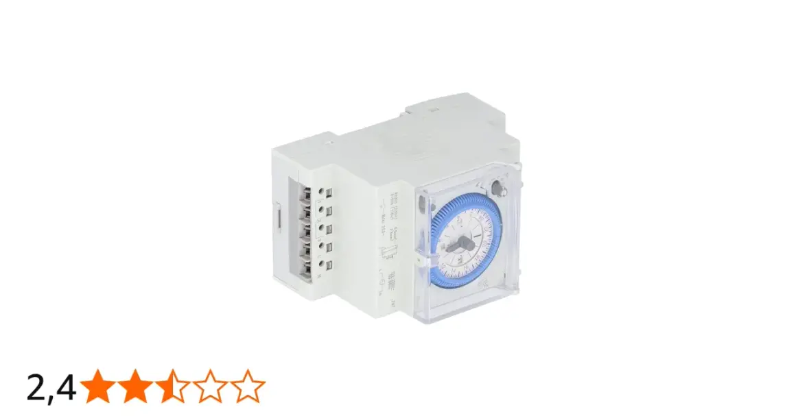 En mekanisk timer med krok för exakt tidsstyrning.